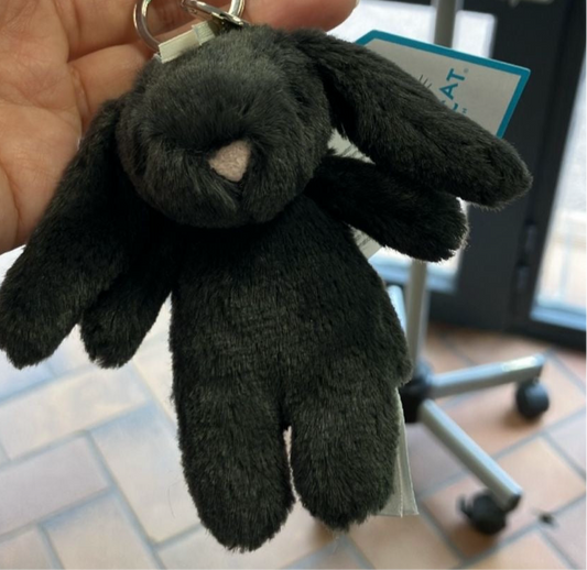 絕版 Jellycat Bashful Bunny Inky Bag Charm