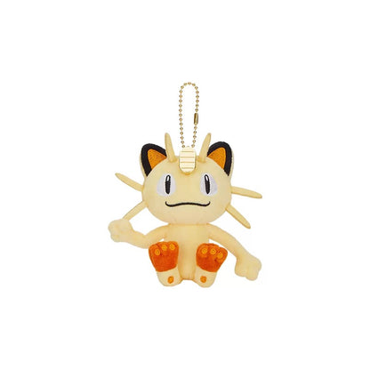 China｜Pokémon Gold Black Yellow Series Meowth Plush Keychain