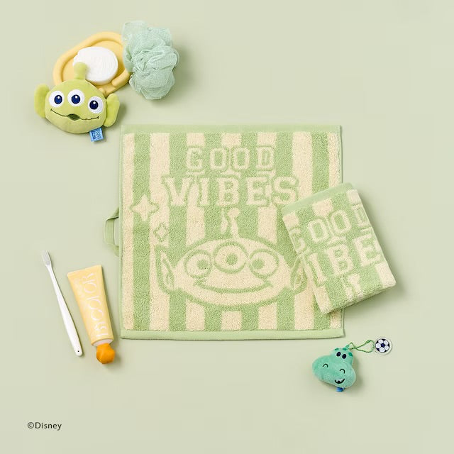 Korea｜ Toy Story Alien Hand Towel 2PCS Green