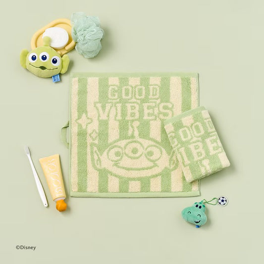 Korea｜ Toy Story Alien Hand Towel 2PCS Green