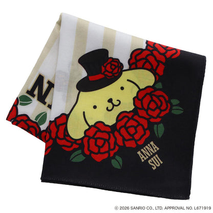 ANNA SUI x Pompompurin Print Handkerchief - Rose Red