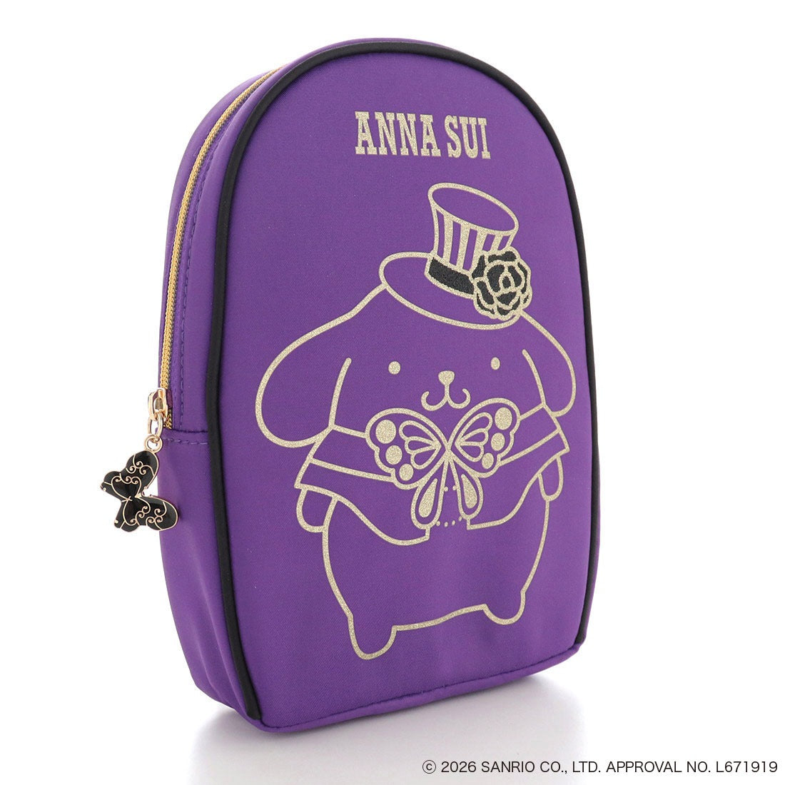 ANNA SUI x Pompompurin Pouch - Purple