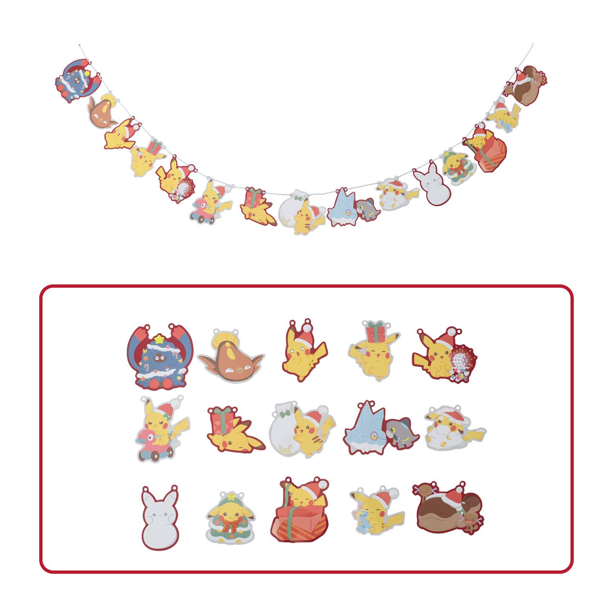 Japan｜ Pokémon Christmas Junbi Chu! Garland