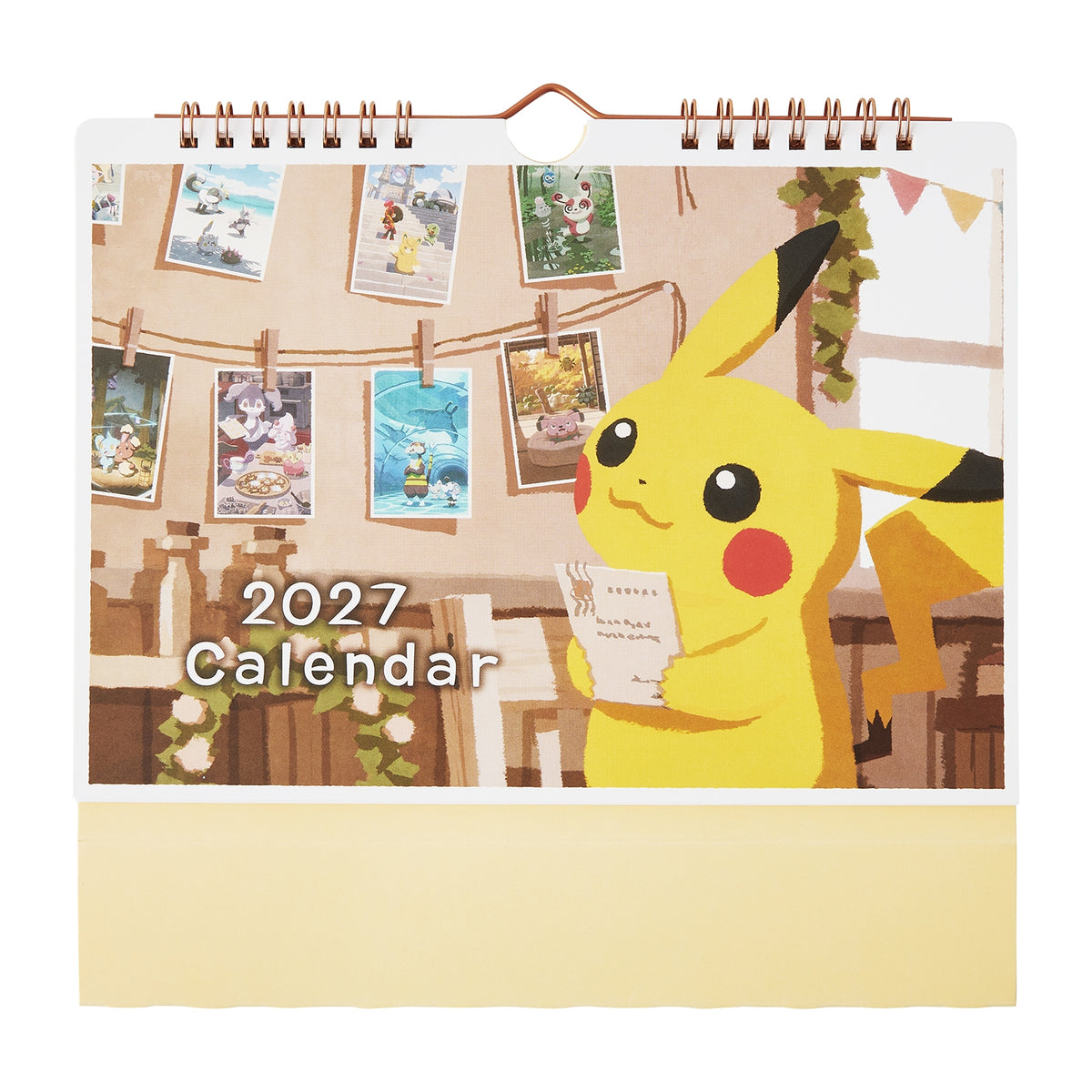 Pokémon 2027 Postcard Calendar Seasonal Situations