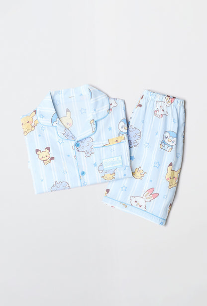 Korea｜ Kids Pokémon x Spao Sparkling Short Sleeve Pajama