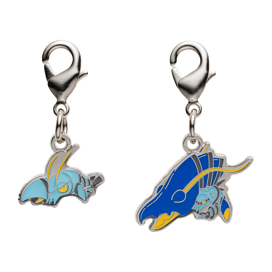 Pokémon Clauncher & Clawitzer National Pokédex Metal Charm