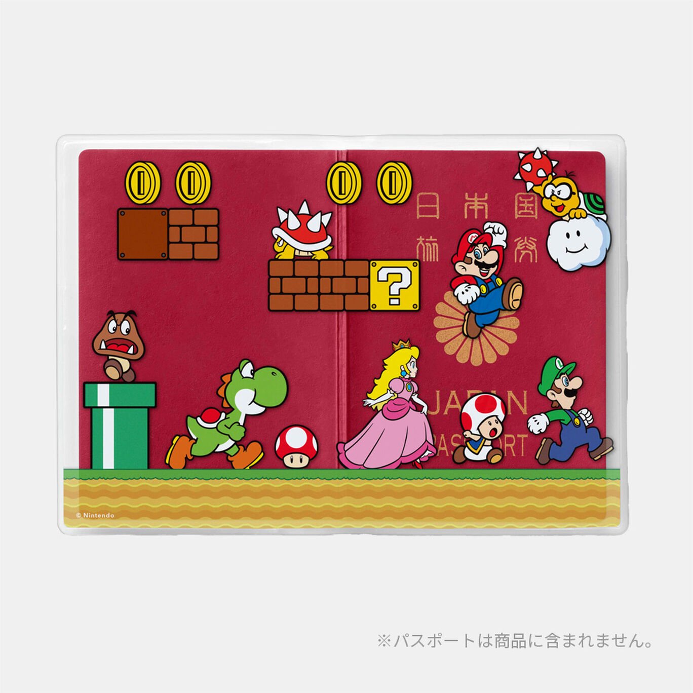 超級瑪利歐Mario 護照套