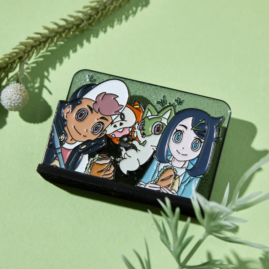 Pokémon Famous Scene Pin Badge (Liko and Roy)