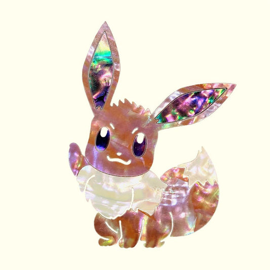 Korea Exclusive｜Pokémon Traditional Edition Mother-of-Pearl Sticker Eevee