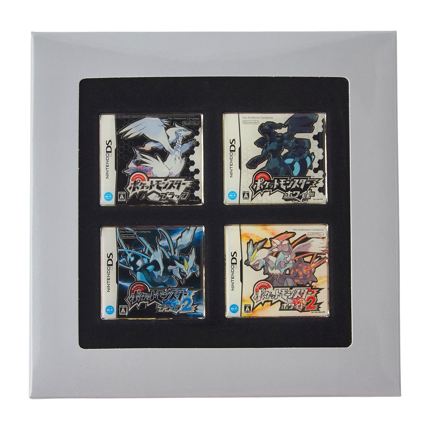 Pokémon Black White Black 2 White 2 Package Pins