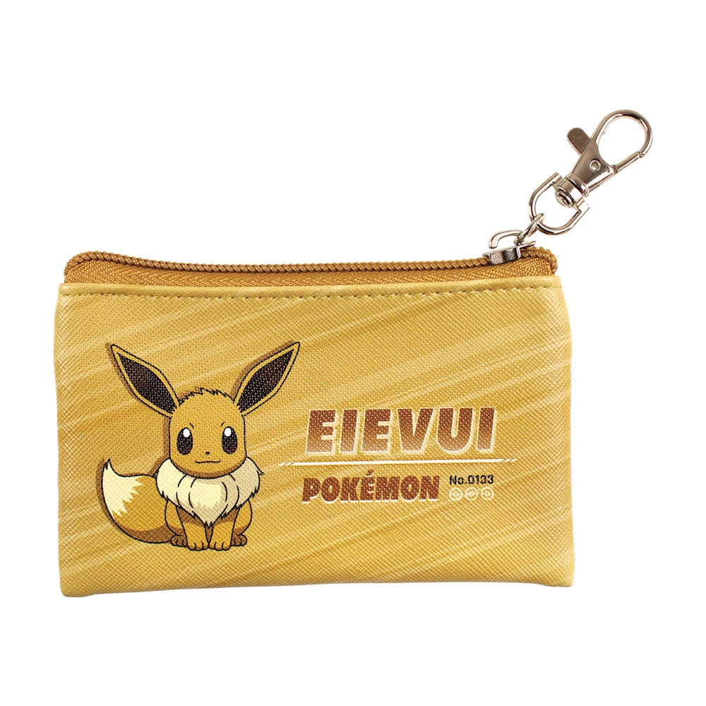 Pokémon Eevee SMASH COLOR! Flat Mini Pouch back view