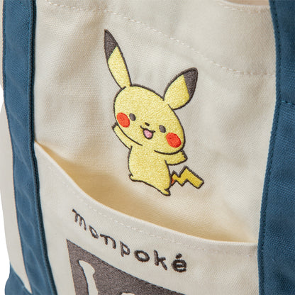 Pokémon monpoké x Lee Cotton Tote Bag Navy
