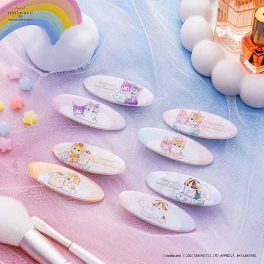 Mofusand x Sanrio Oval 2-Piece Clip Set