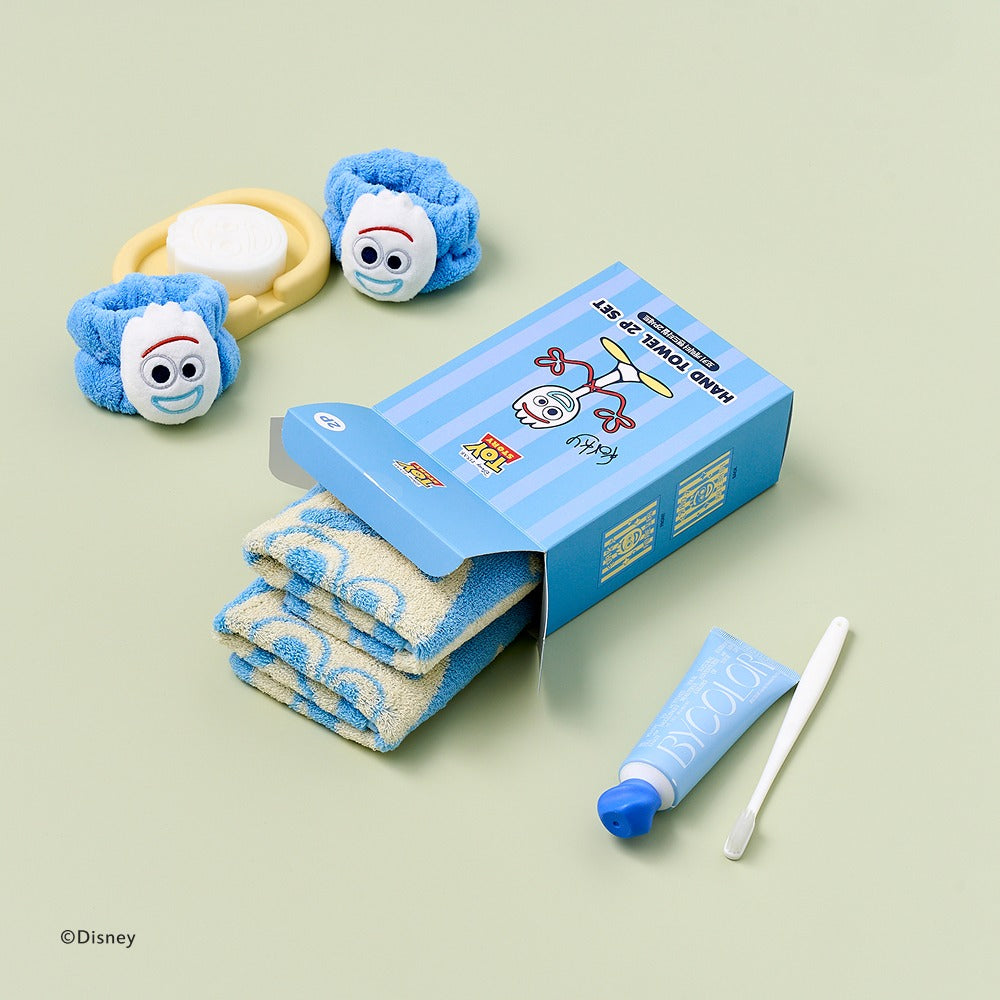 Korea｜ Toy Story Forky Hand Towel 2PCS Blue