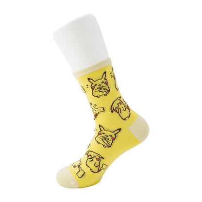 Pokémon Pikachu Different Moods Crew Socks