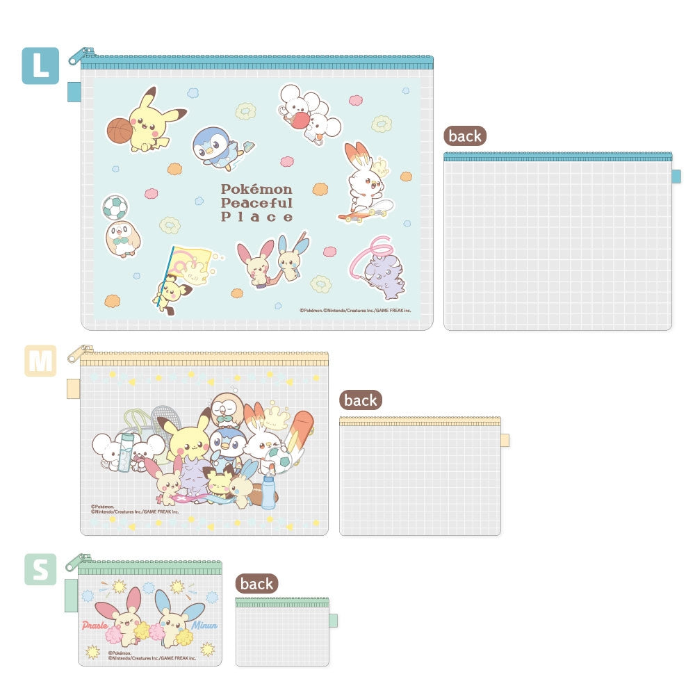 Pokémon Poképeace Sports Three-Piece PVC Pouch Set