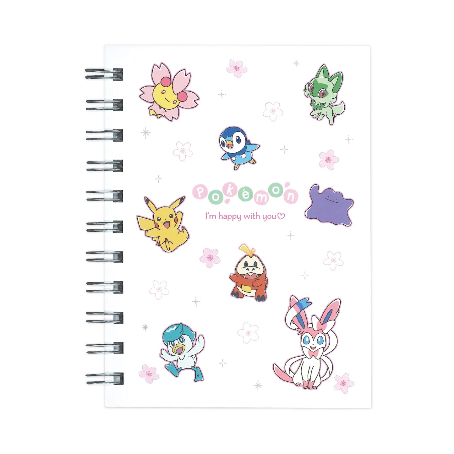 Pokémon Sakura Scatter A6 W-Ring Notebook