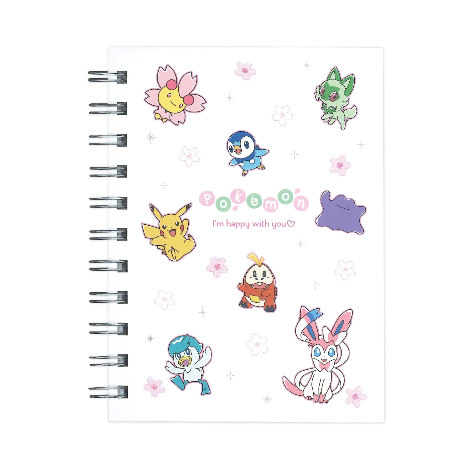 Pokémon Sakura Scatter A6 W-Ring Notebook