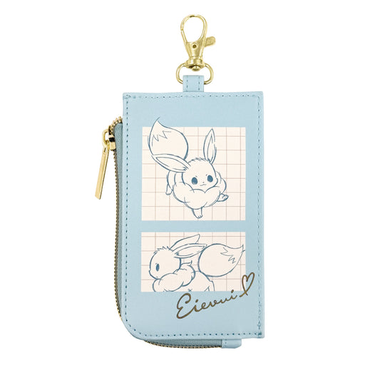 Japan｜ Pokémon Pikachu Comic Eevee Panel Key Case Pass Case