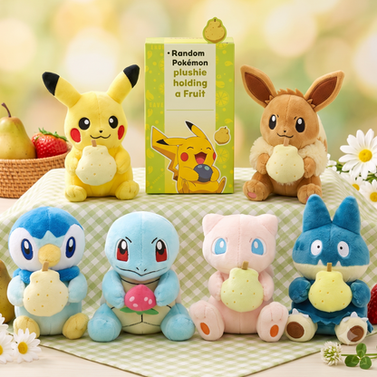 Korea Exclusive｜ Pokémon Holding a Fruit Random Plush Toy