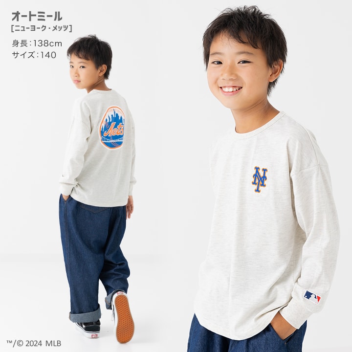 MLB 兒童秋冬長袖 Tee 80-160cm