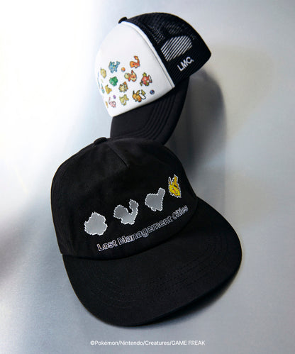 Pokémon Pixel Art Pikachu 5panel Cap Black