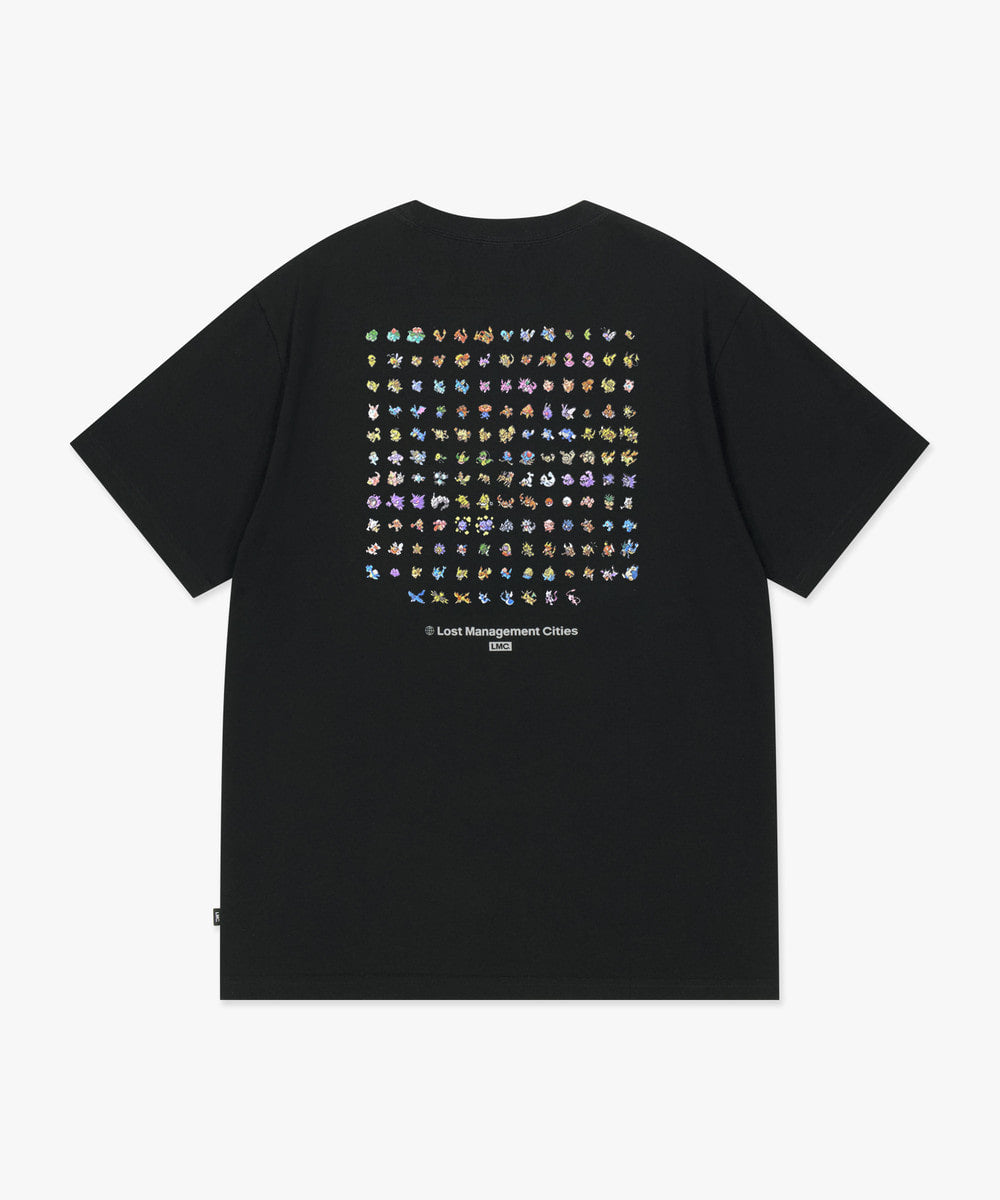 Pokémon Pixel Art 151 Tee Black