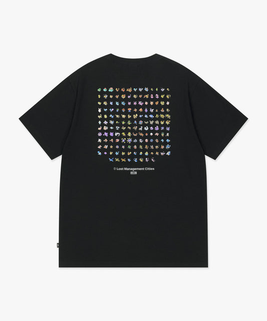 Pokémon Pixel Art 151 Tee Black