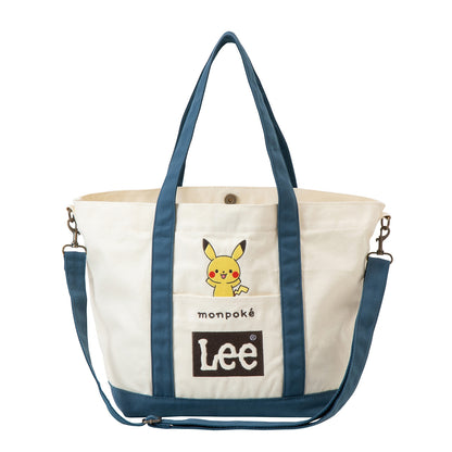 Pokémon monpoké x Lee Cotton Tote Bag Navy