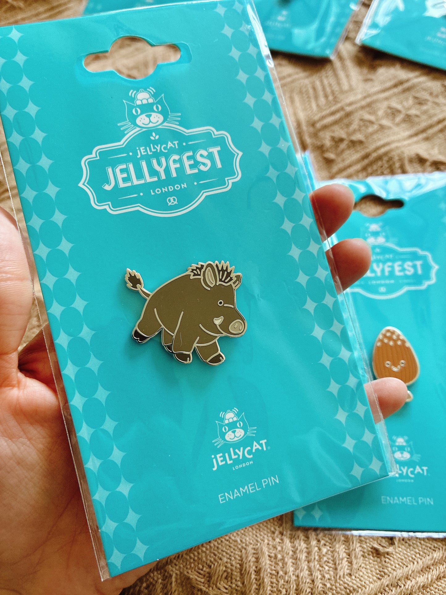 Jellycat Zsazsa Boar Pin Badge