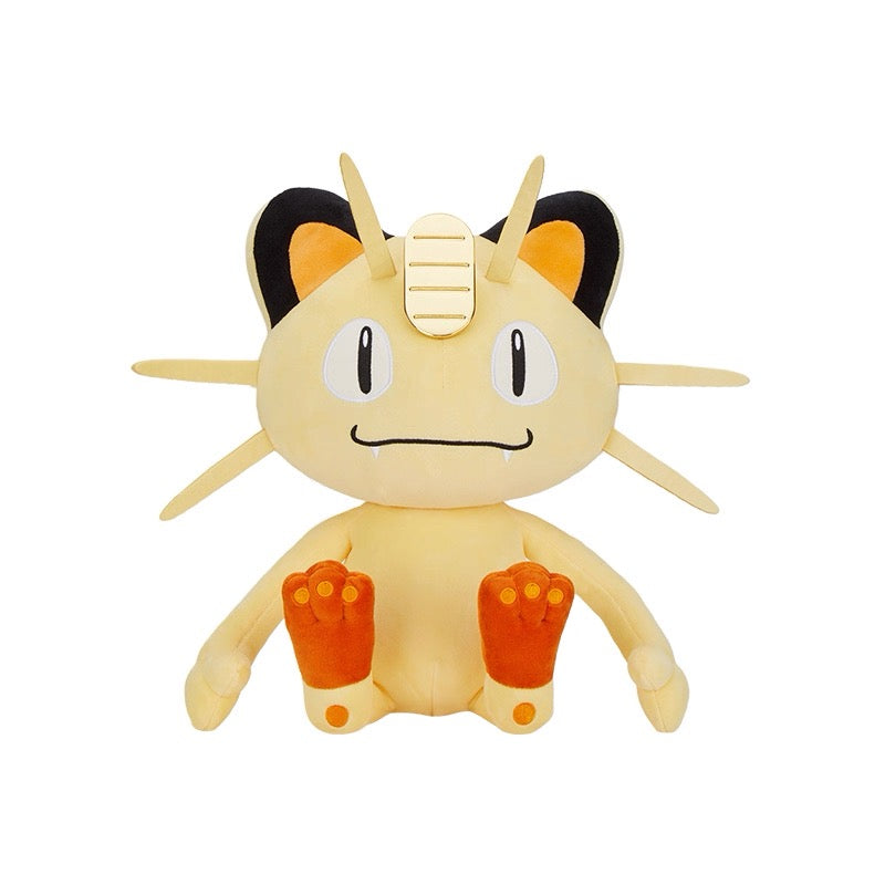 China｜Pokémon Gold Black Yellow Series Meowth Life-Size Plush