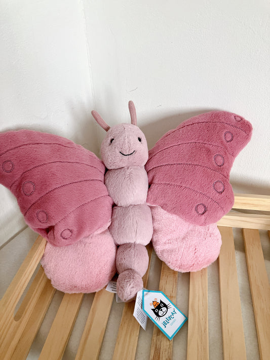 27/8 法國現貨 9 月5-9 號 到貨 Jellycat pink butterfly