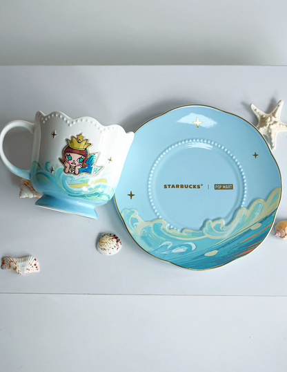 China｜ Starbucks x POP MART Molly Mermaid Cup and Saucer Set