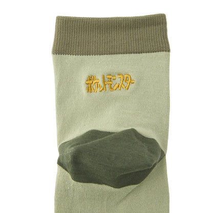 Pokémon Game Dot Pikachu Mid-Crew Socks
