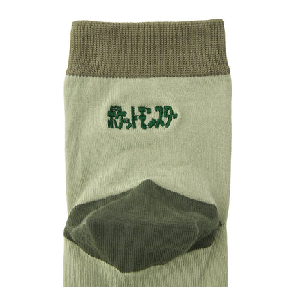 Pokémon Game Dot Bulbasaur Mid-Crew Socks