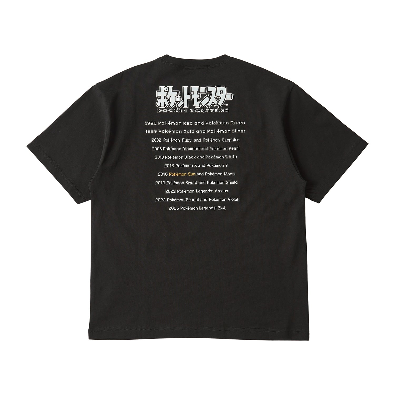 Japan｜ Pokémon Sun Package T-Shirt in Pouch