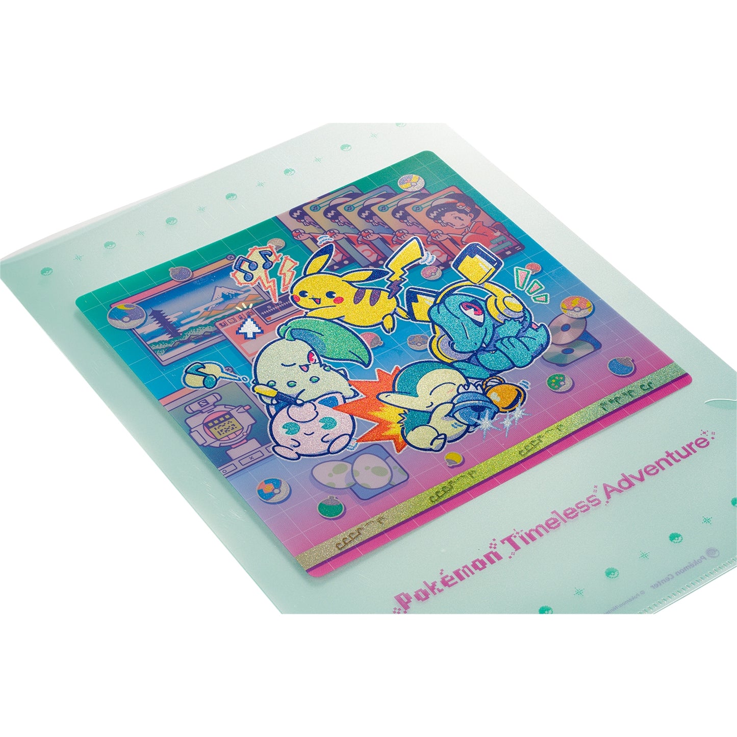Japan｜ Pokémon Timeless Adventure Johto A4 Clear File