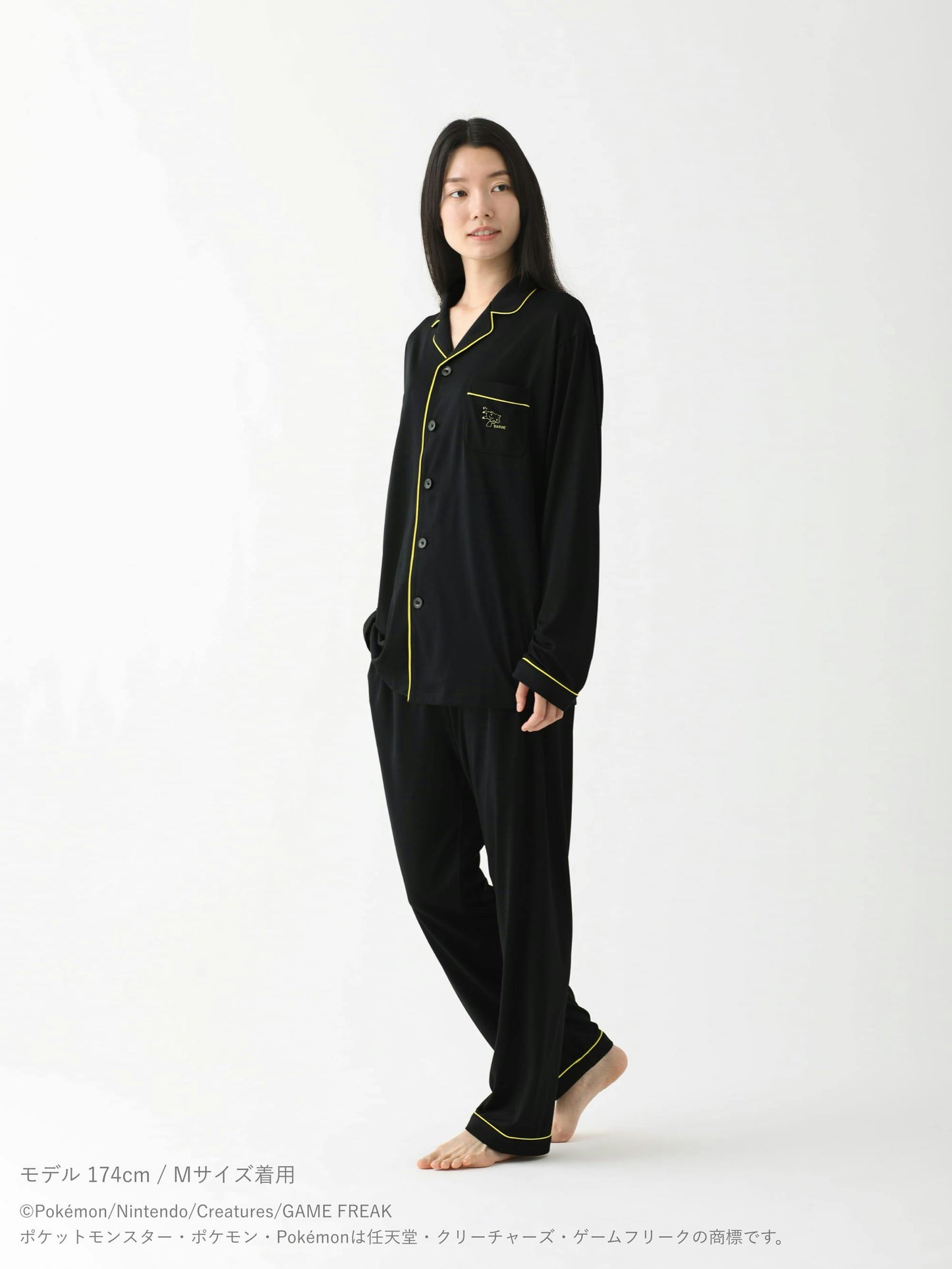 Japan｜ Pokémon Sleep Pikachu BAKUNE Pajamas Dry Long Sleeve Set