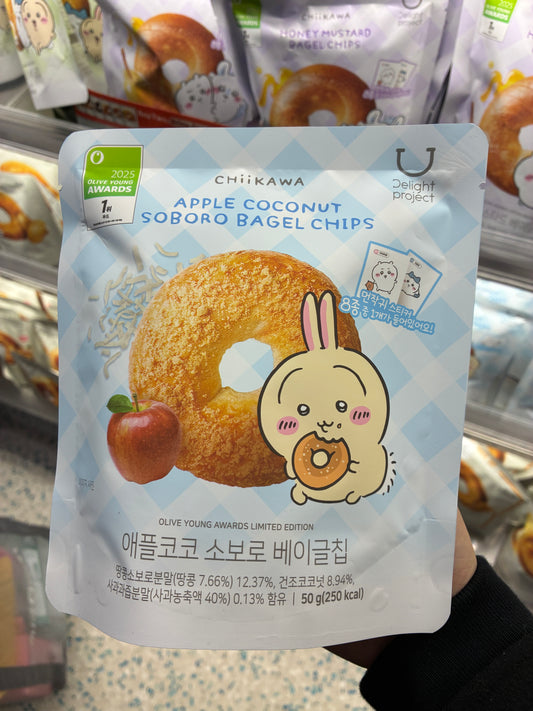 韓國零食團-- project delight x chiikawa apple coconut