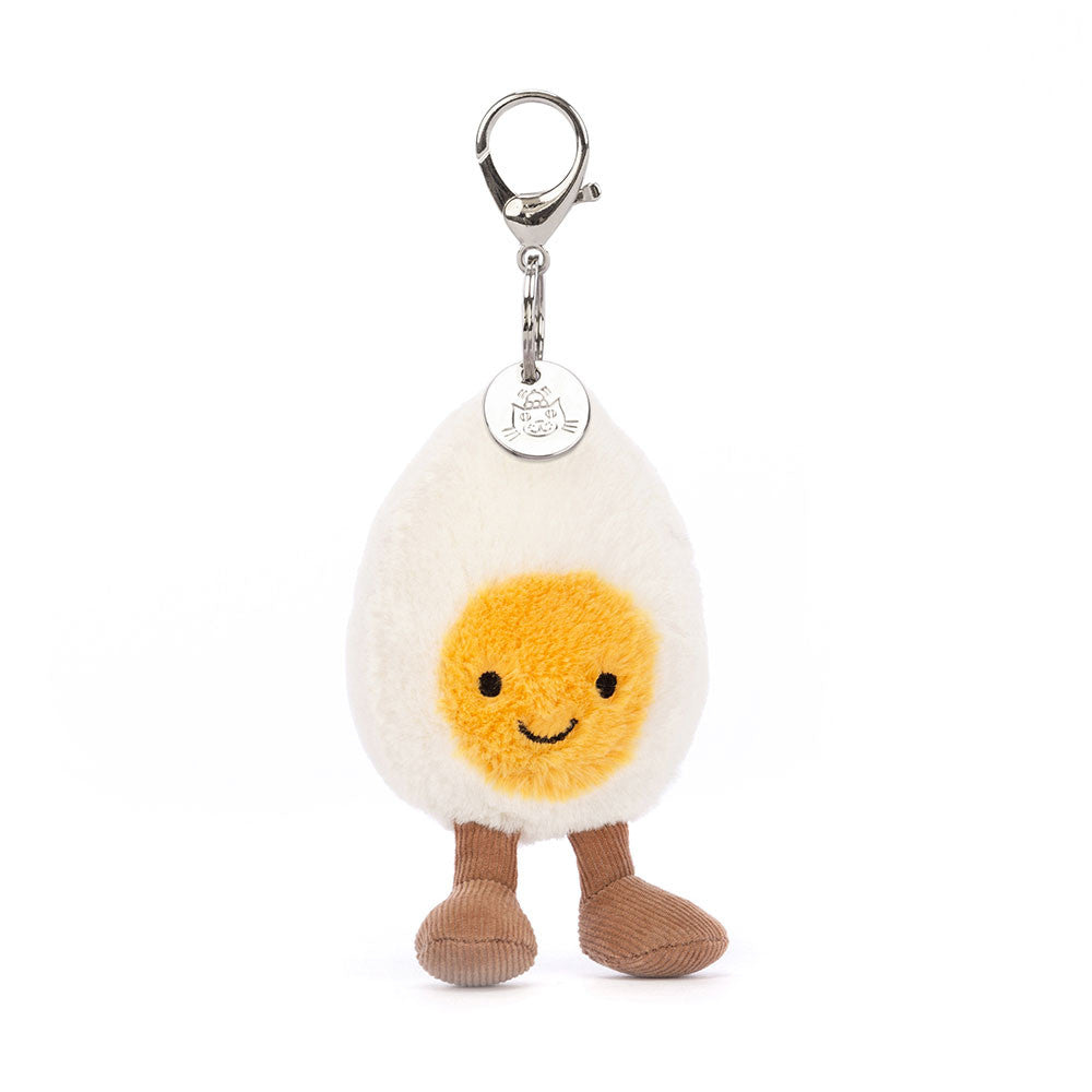 [預訂] Jellycat Amuseables Happy Boiled Egg Bag Charm |  水煮蛋鎖匙扣