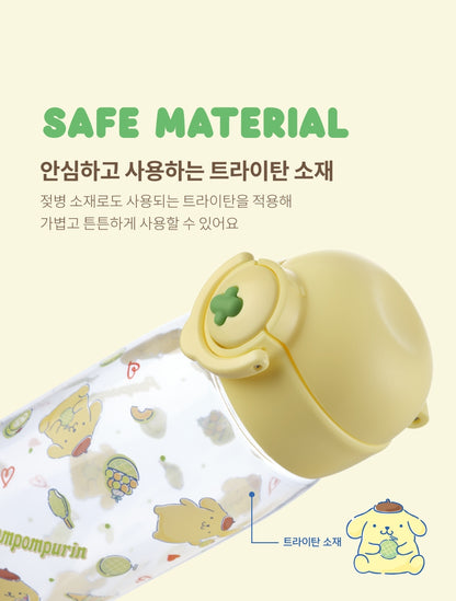 Korea Exclusive｜LocknLock x Sanrio Characters School Fit One-Touch Tritan Bottle Season 2 470ml Cinnamoroll