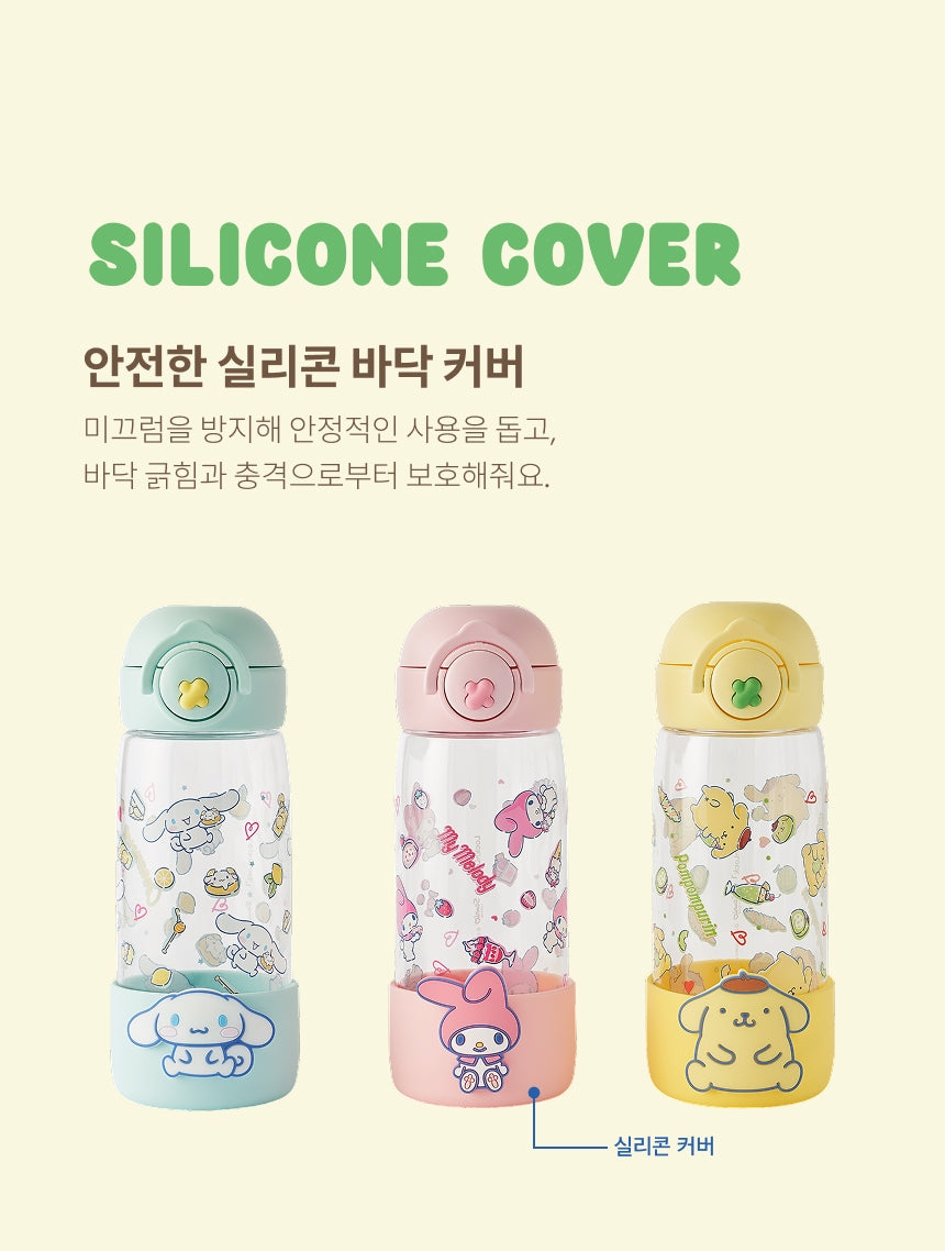Korea Exclusive｜LocknLock x Sanrio Characters School Fit One-Touch Tritan Bottle Season 2 470ml Cinnamoroll