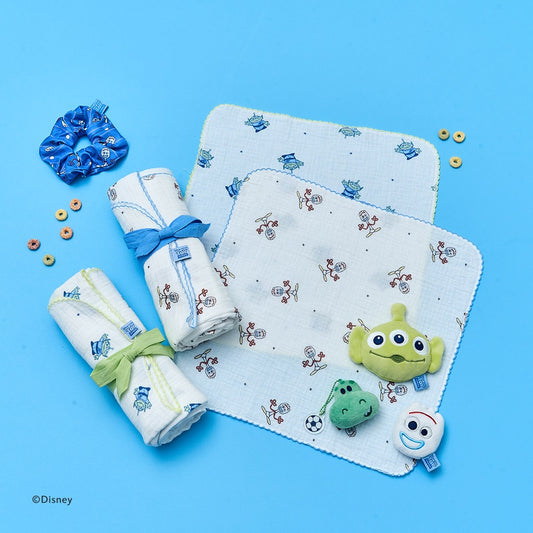 Korea｜Toy Story Alien Cotton Gauze Blanket Ivory