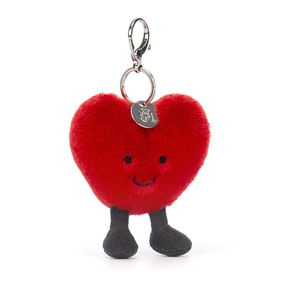 [預購]Amuseables Heart Bag Charm |  紅色心心鎖匙扣