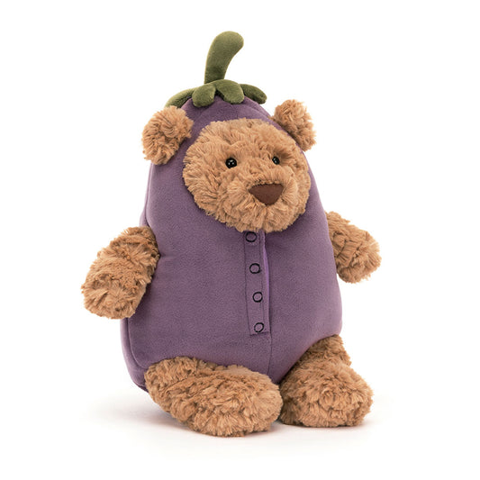 [寄賣門市現貨] Jellycat Bartholomew Bear Aubergine