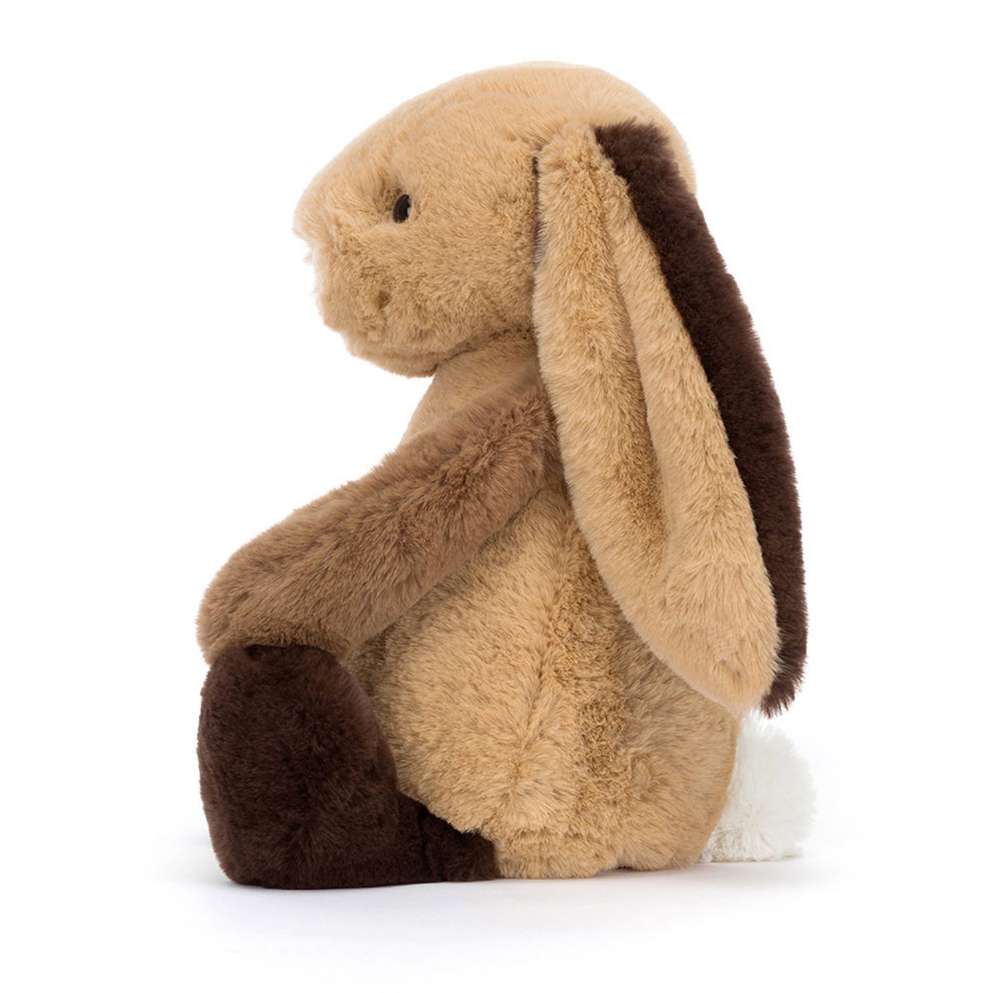 [現貨]Jellycat Bashful Patchwork Brown Bunny | 咖啡拼色兔仔