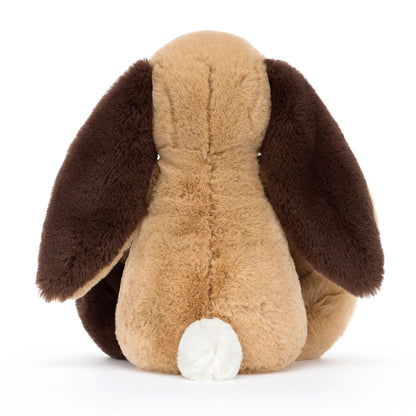 [現貨]Jellycat Bashful Patchwork Brown Bunny | 咖啡拼色兔仔