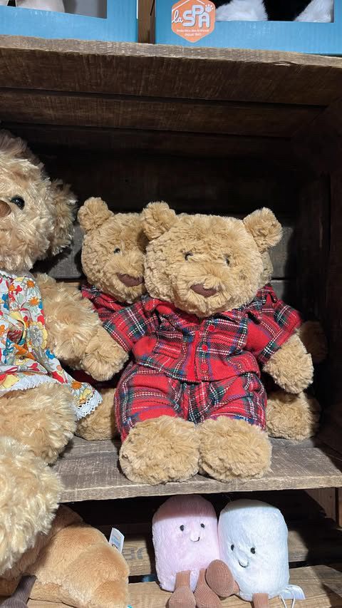 [預訂]jellycat Bartholomew Bear Winter Pyjamas
