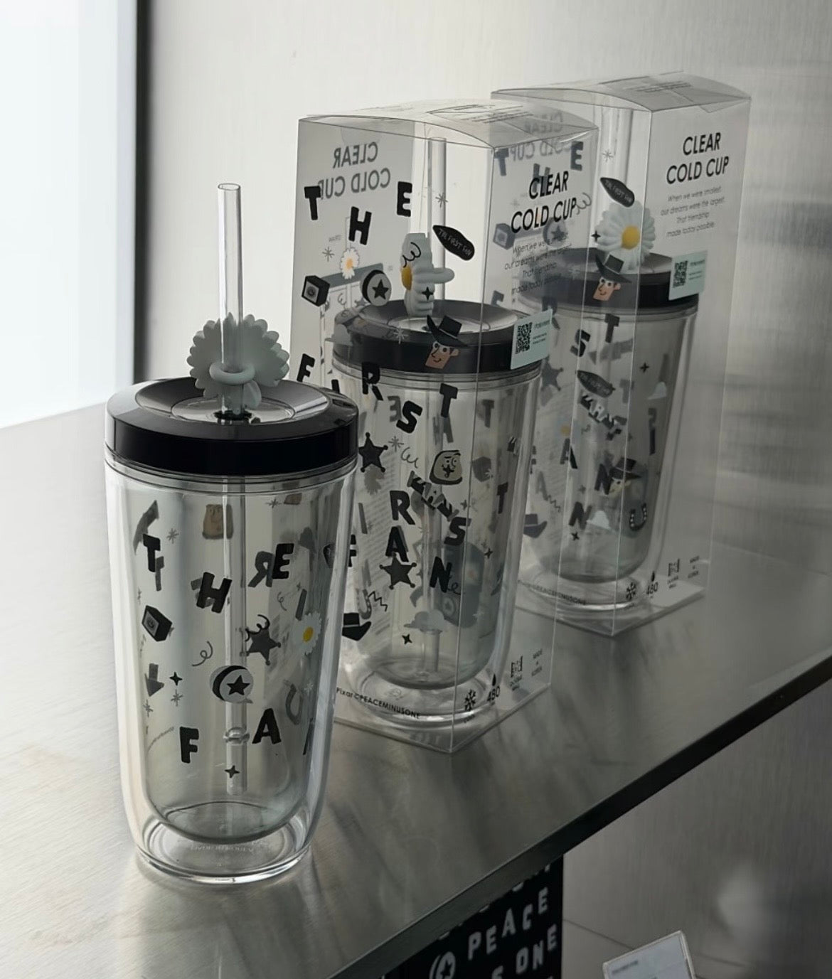 Korea Exclusive｜Toy Story x Peaceminusone Clear Cold Cup