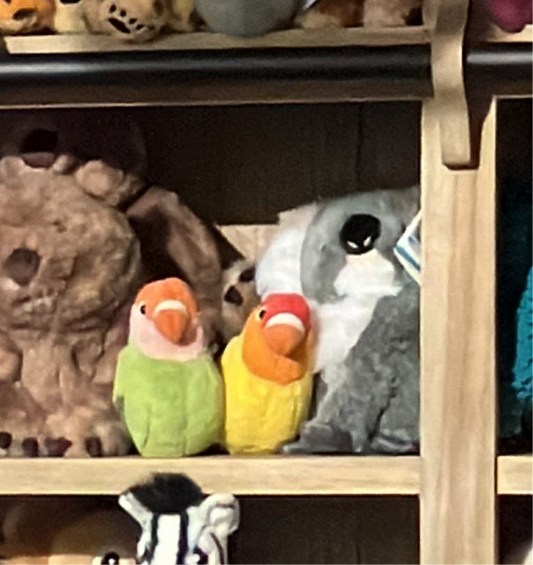 Jellycat a pair of Lovely Lovebirds